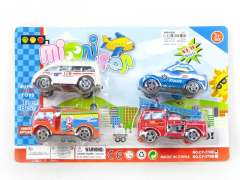 Pull Back Fire Engine(4in1) toys