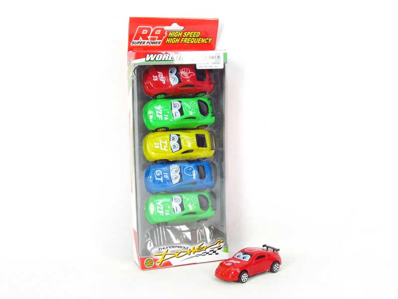 Pull Back Racing Car(6in1) toys