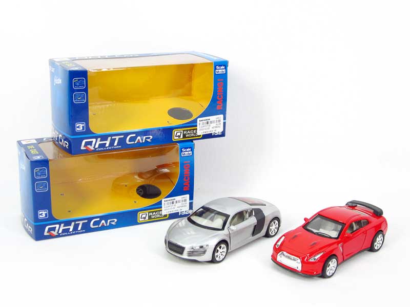 1:32 Die Cast Sports Car Pull Back(4S) toys