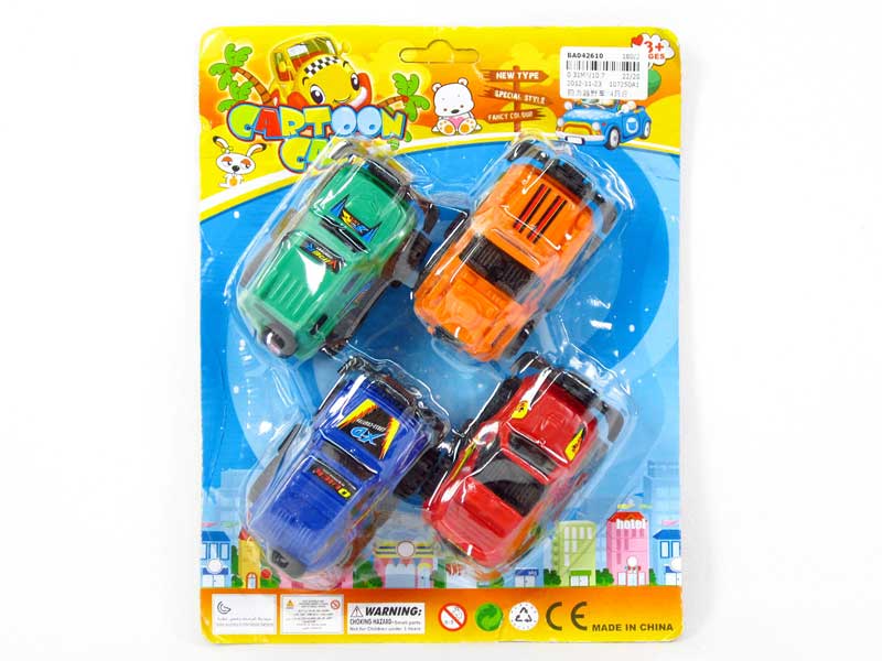 Pull Back Cross-country Car(4in1) toys