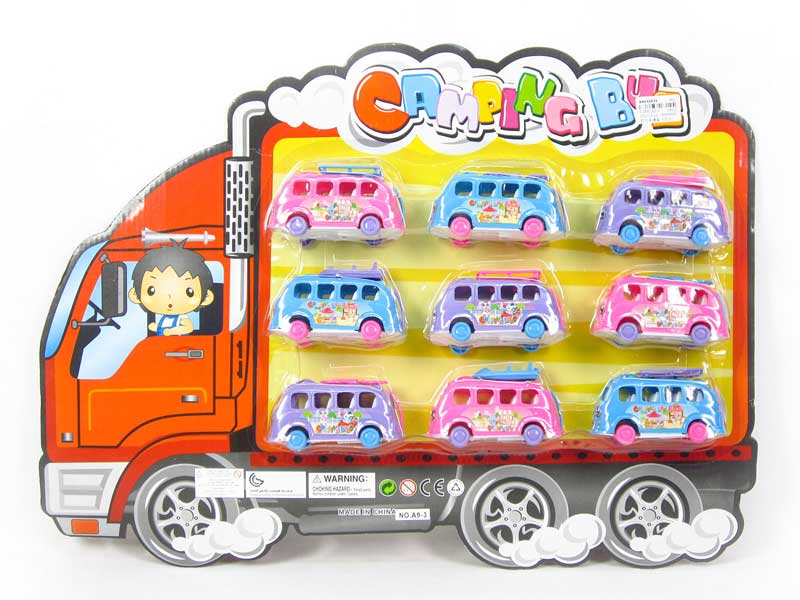 Pull Back Cartoon Car(9in1) toys