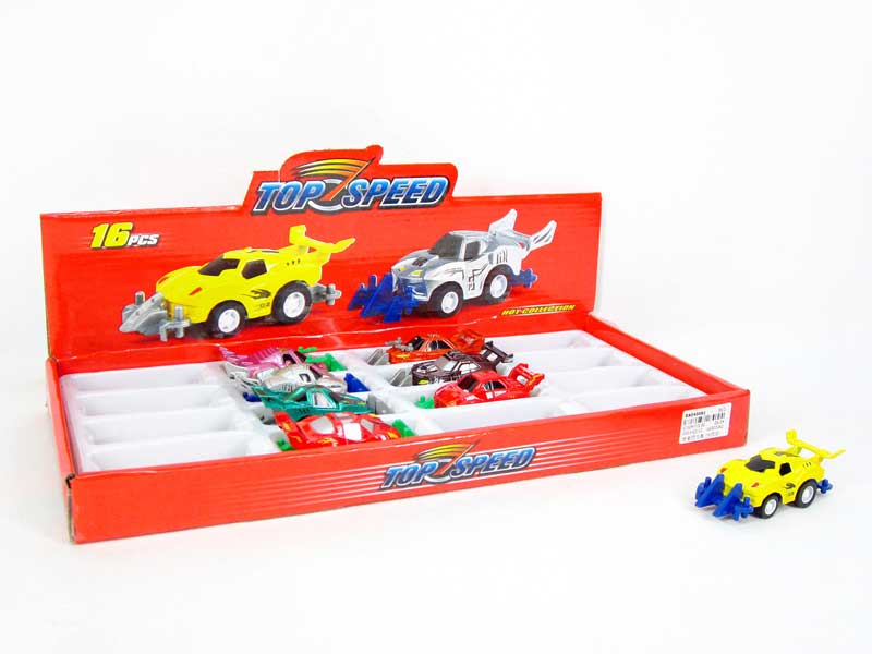 Die Cast Car Pull Back(16in1) toys