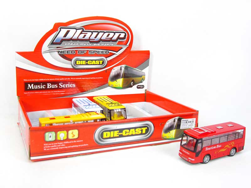 Die Cast Bus Pull Back W/L_M(8in1) toys