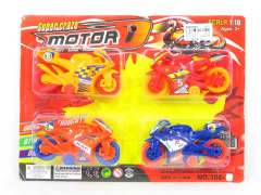 Pull Back Motorcycle(4in1)