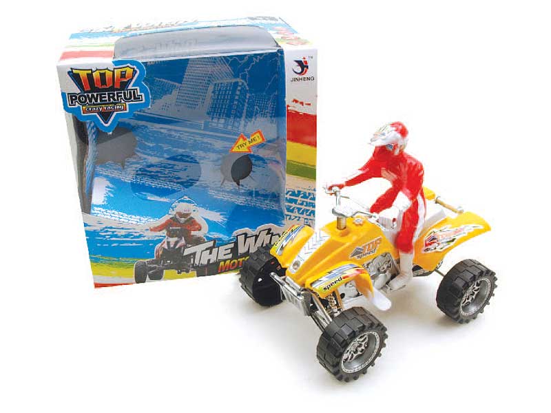 Pull Back Motorcycle W/L_IC(3C) toys