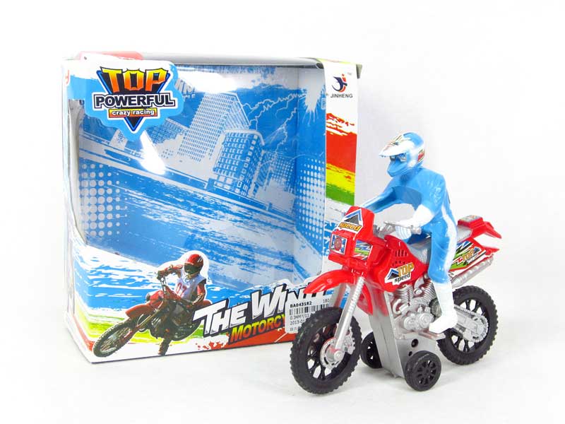 Pull Back Motorcycle W/L_IC(3C) toys