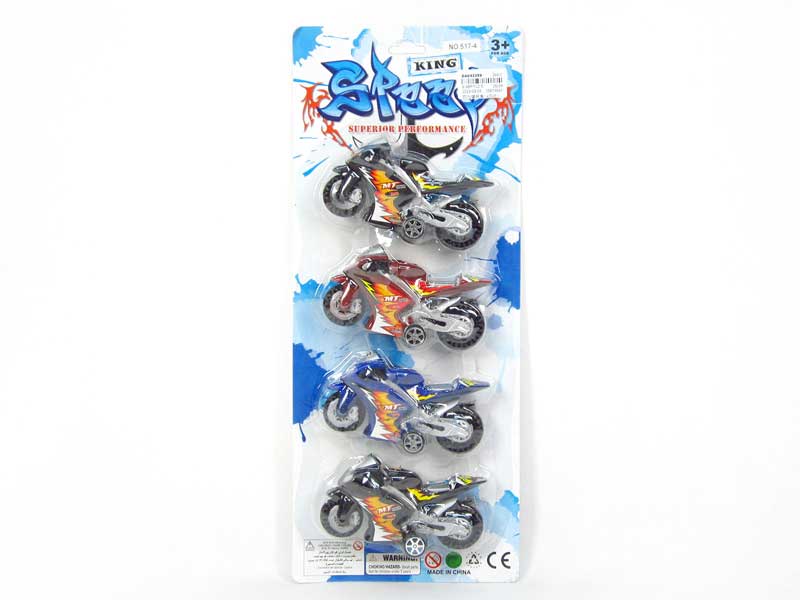 Pull Back Motorcycle(4in1) toys