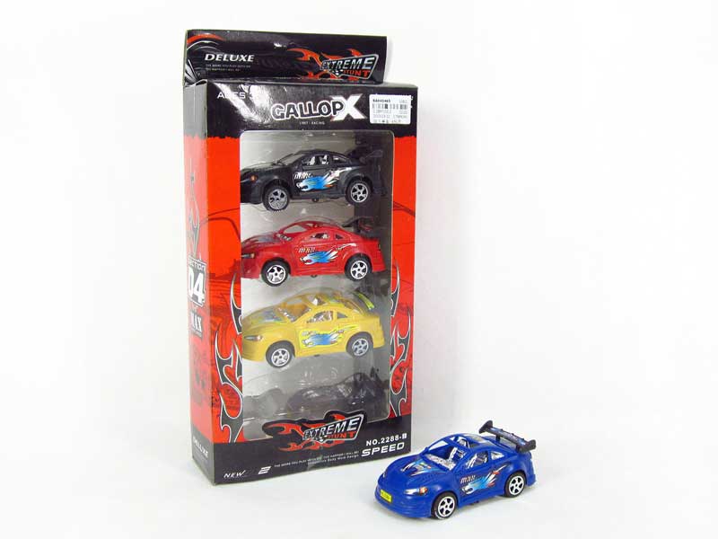 Pull Back Racing Car(4in1) toys