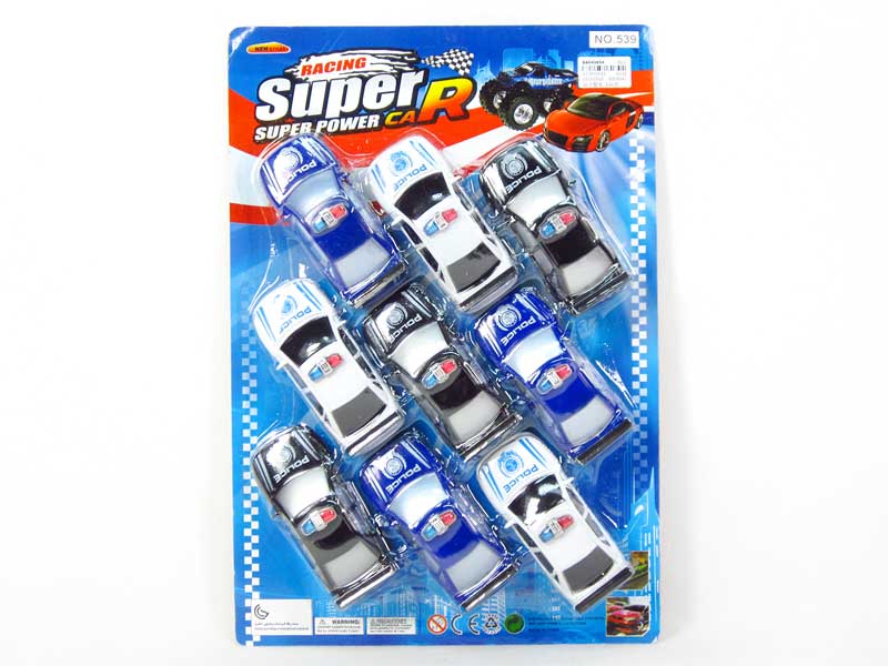 Pull Back Police Car(9in1) toys