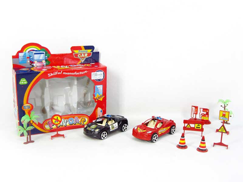 Pull Back Police Car(2in1) toys