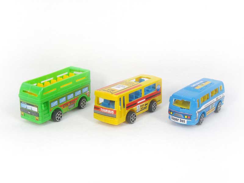 Pull Back Bus(3S) toys