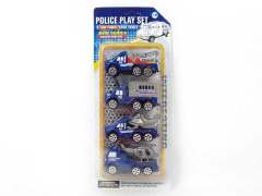 Pull Back Police Car(4in1)