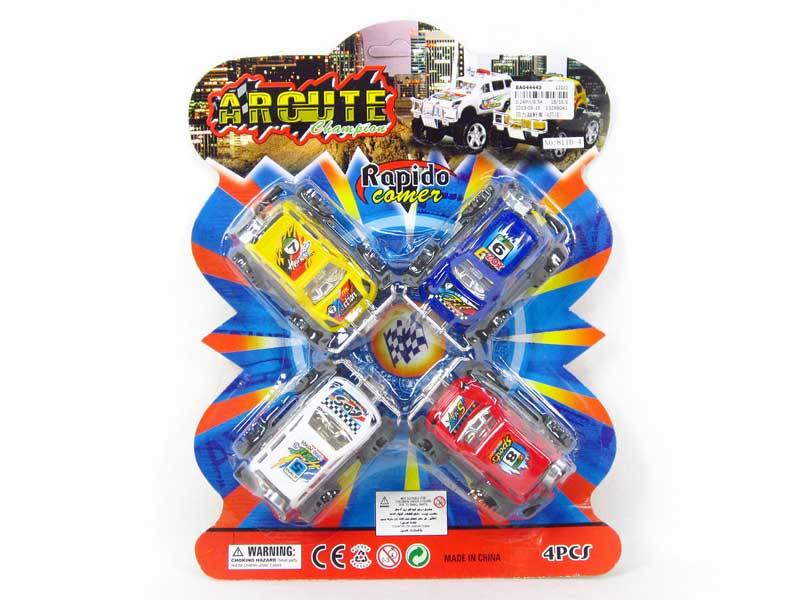 Pull Back Cross-country Car(4in1) toys