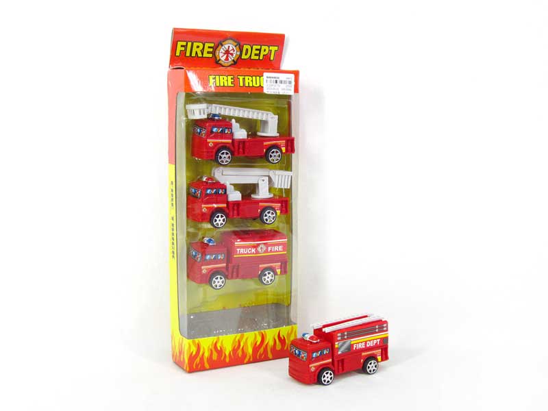 Pull Back Fire Engine(4in1) toys