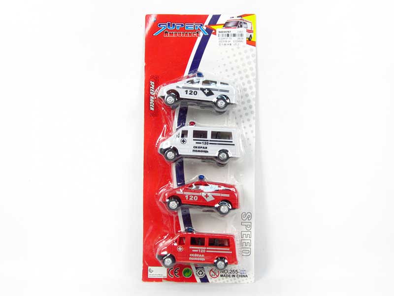 Pull Back Ambulance(4in1) toys