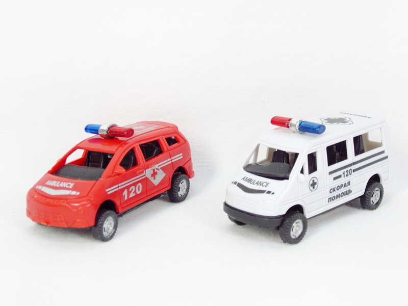 Pull Back Ambulance(2S2C) toys