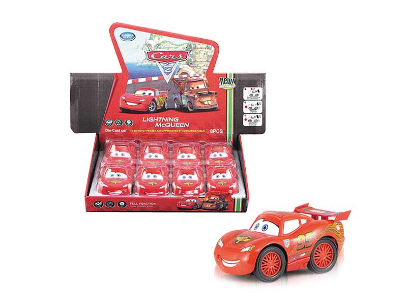 Die Cast Car Pull Back W/M(8in1) toys