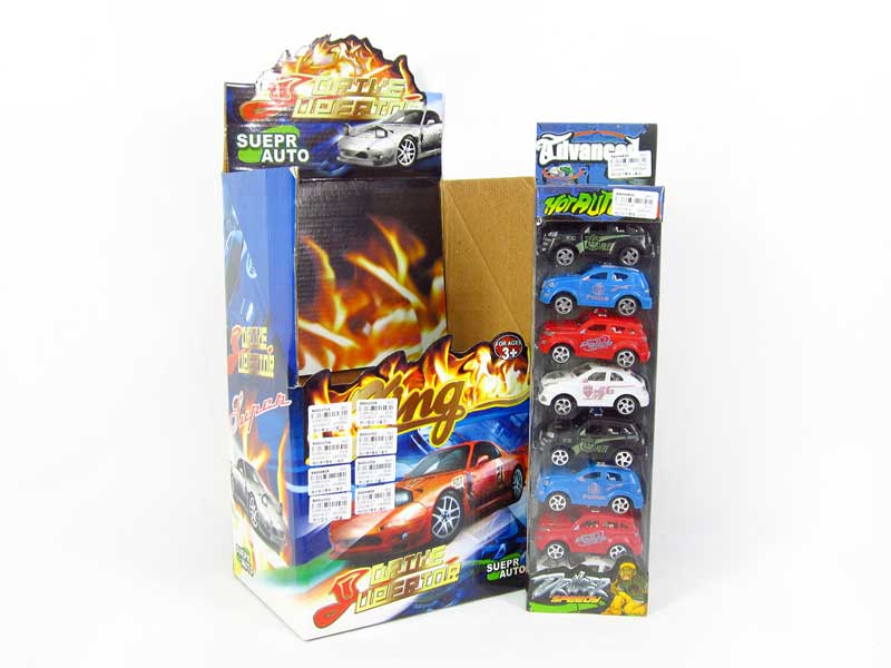 Pull Back Police Car(6in1) toys