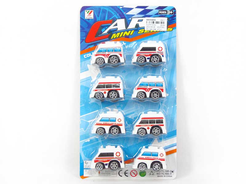 Pull Back Ambulance(8in1) toys