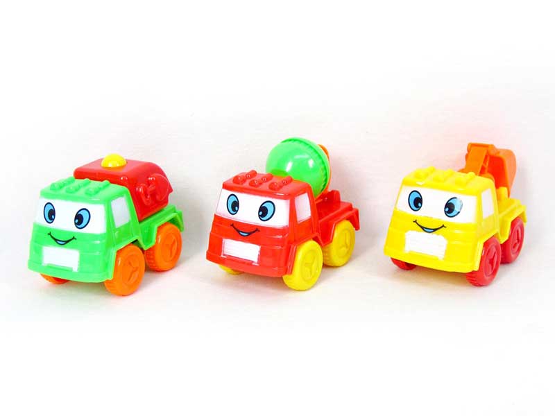 Pull Back Construction Truck(4S) toys