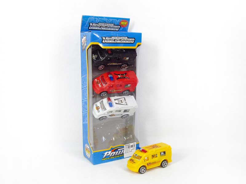 Pull Back Car(4in1) toys