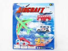 Pull Back Car & Pull Back Airplane & Wind-Up Plane