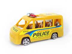Pull Back Police Car(4C)