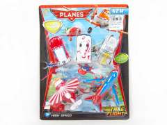 Pull Back Car & Airplane(6in1)