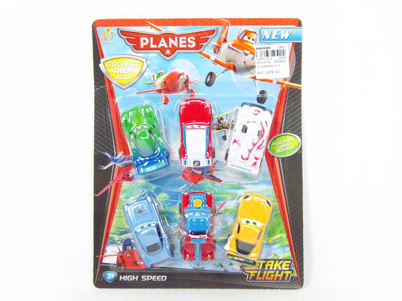 Pull Back Car(6in1) toys