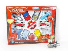 Pull Back Car & Airplane(12in1)