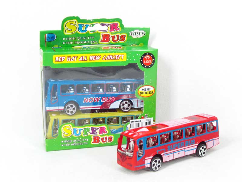 Pull Back Bus(3in1) toys