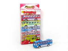 Pull Back Bus(6in1) toys