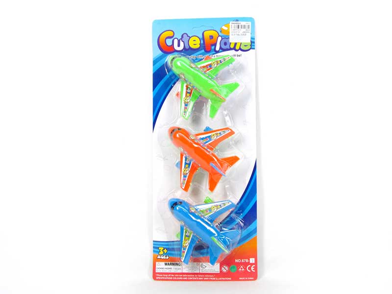 Pull Back Airplane(3in1) toys