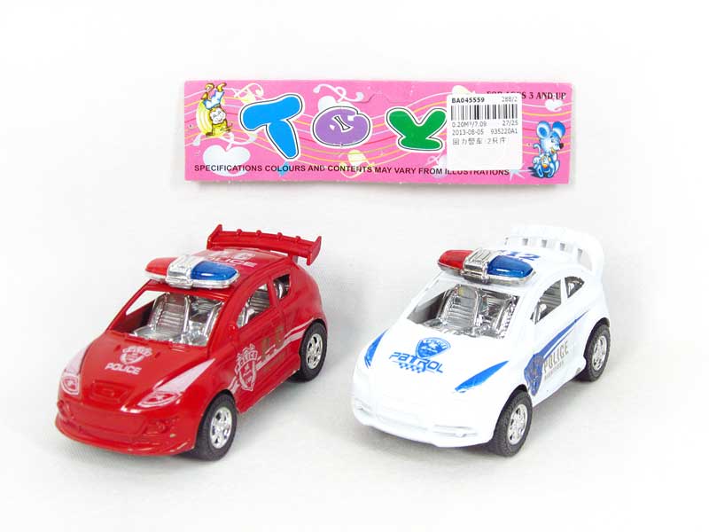 Pull Back Police Car(2in1) toys