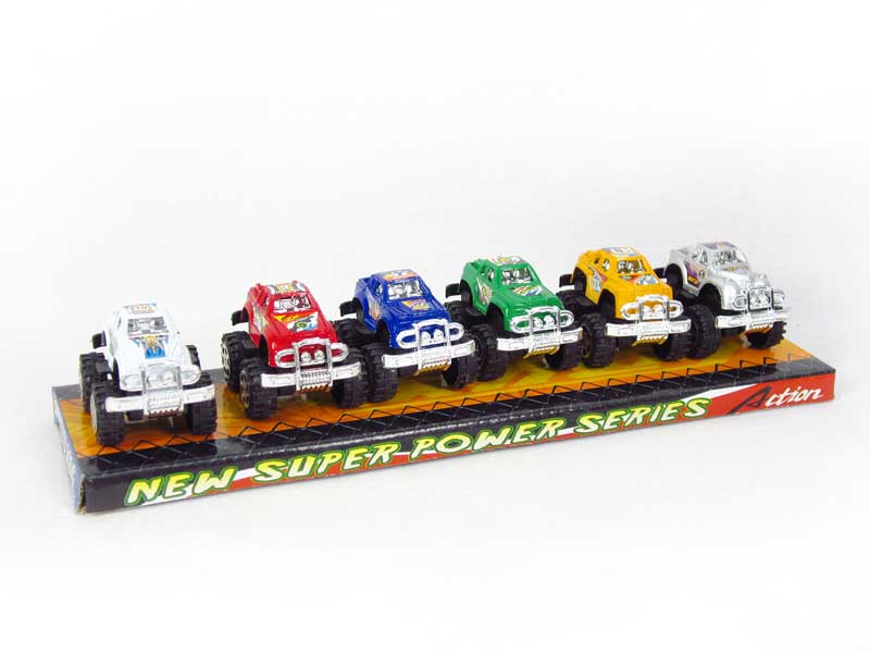 Pull Back Cross-country Racing Car(6in1) toys