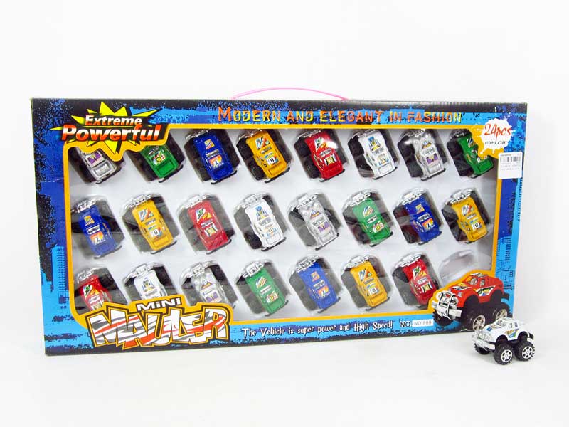 Pull Back Cross-country Police Car(24in1) toys