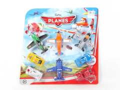 Pull Back Plane(8in1) toys