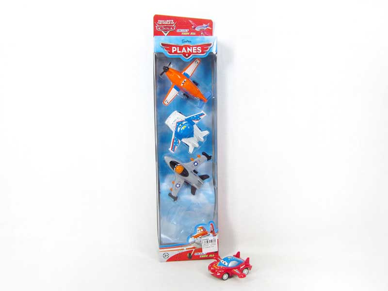 Pull Back Plane(4in1) toys