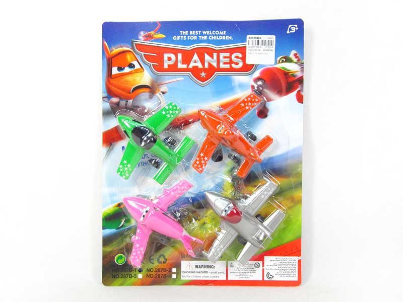 Pull Back Plane(4in1) toys