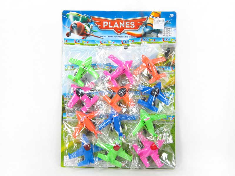 Pull Back Plane(12in1) toys