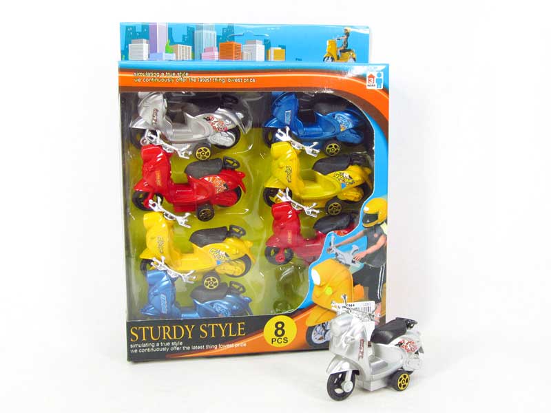 Pull-Back Motorcycle(8in1) toys