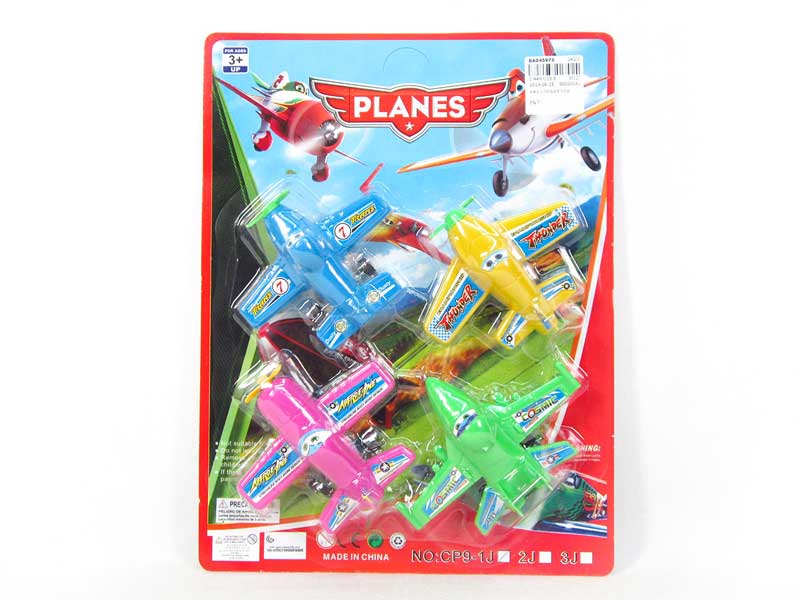 Pull Back Plane(4in1) toys