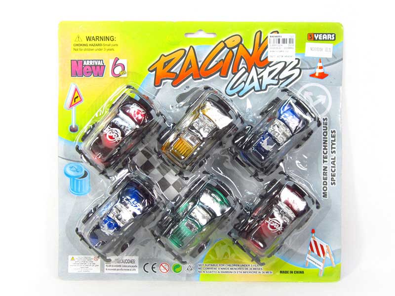 Pull Back Cross-country Car(6in1) toys