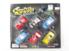 Pull Back Cross-country Police Car(6in1)