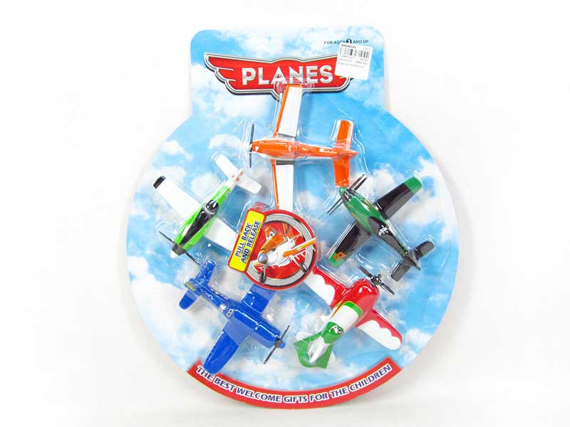 Pull Back Plane(5in1) toys
