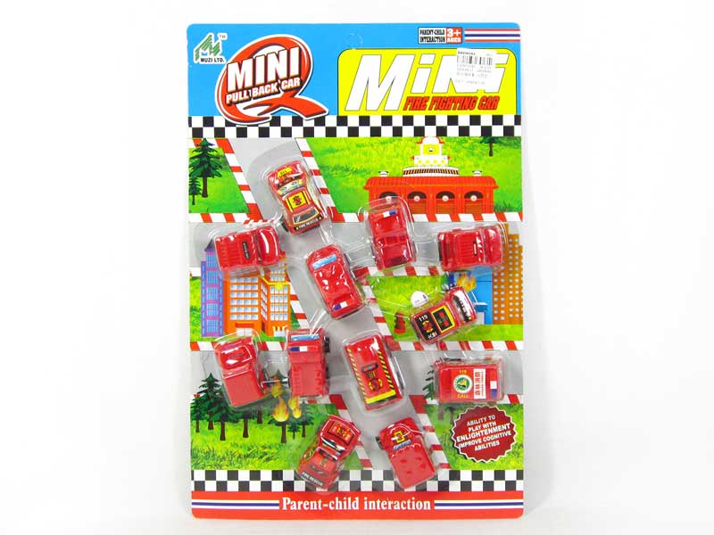 Pull Back Fire Engine(12in1) toys