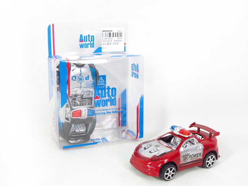 Pull Back Police Car(2in1) toys