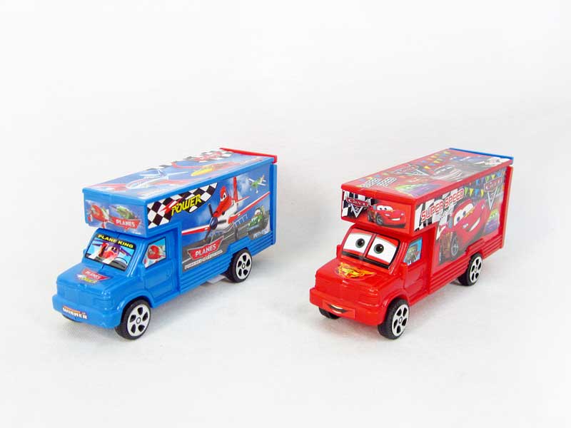 Pull Back Container Truck(2S2C) toys