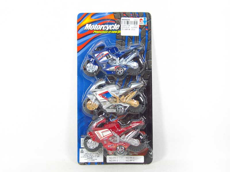 Pull Back Motorcycle(3in1) toys