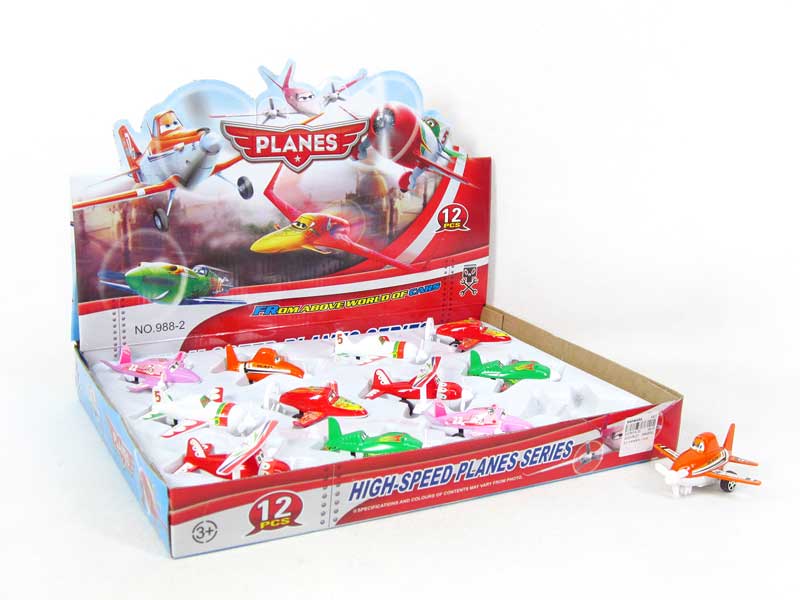 Pull Back Plane(12in1) toys